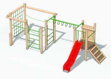 Okulca OG-2020 Ahşap Oyun Grubu