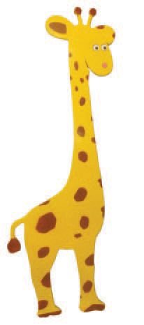 Okulca TFD-196 Ahşap Zürafa Figürü 60* cm