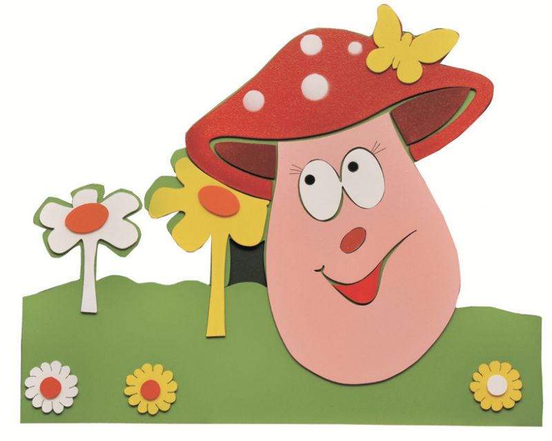 Okulca TFD-268 Ahşap Mantar Figürü 60* cm