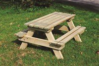 Okulca PK-4520 Ahşap Piknik Masası