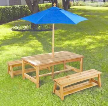 Okulca PK-4640 Ahşap Piknik Masası