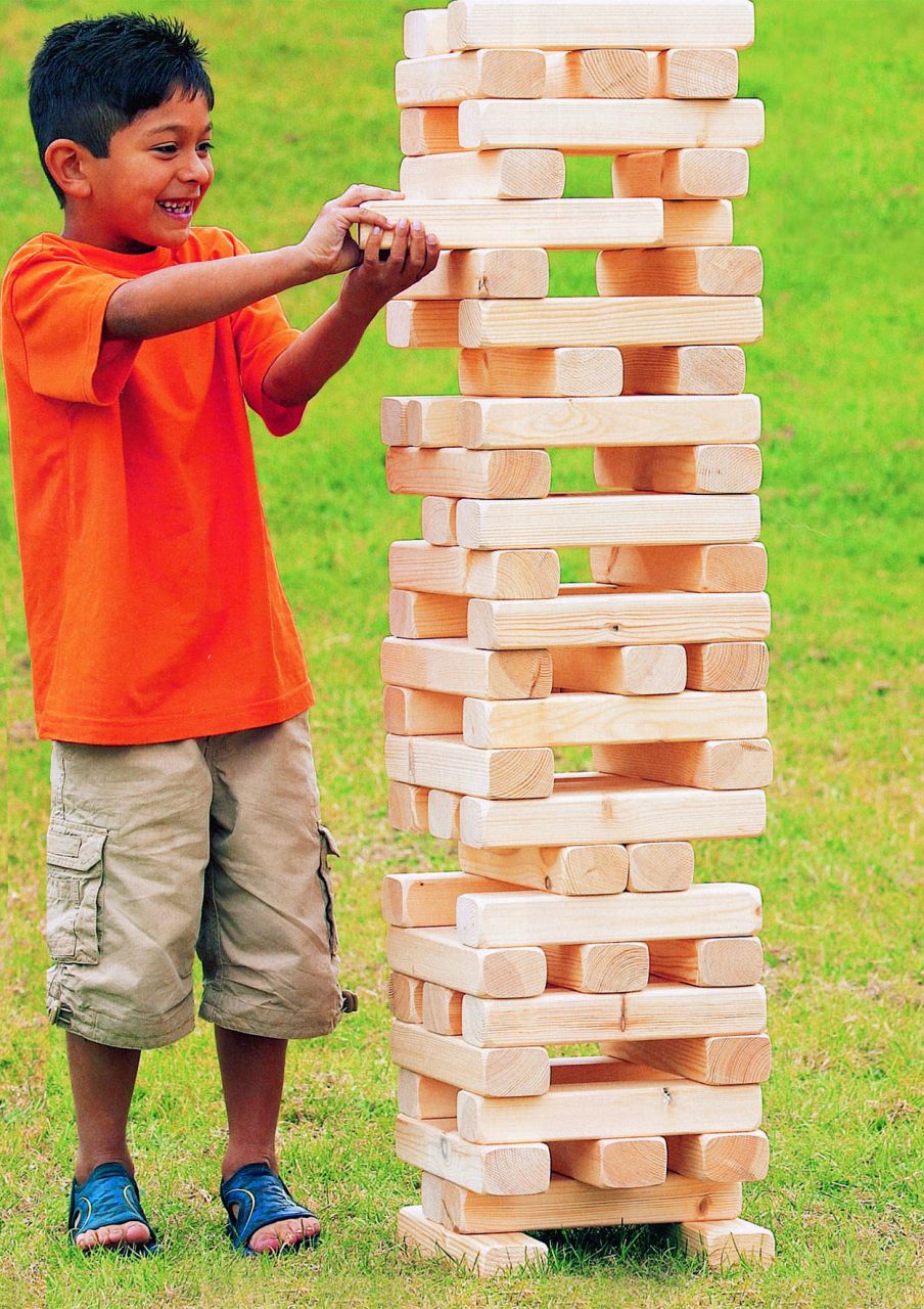 Okulca OK-24900 Büyük Jenga Ahşap Bloklar
