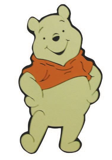 Okulca TFD-207 Ahşap Vinnie Pooh Figürü 60* cm