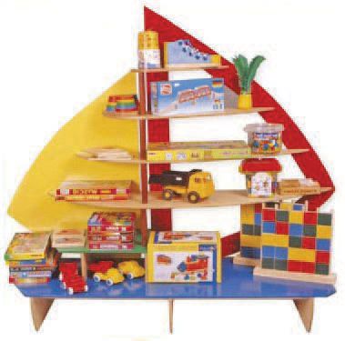 Okulca OK-13569 Yelken Kitaplık  80*60*60 cm