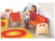 Okulca OK-12062 Sırtlıklı Kontra Kanepe 100*40*44 cm