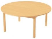 OkOkulca OK-11656 Naturel Daire Masa  120 Q 54  cm