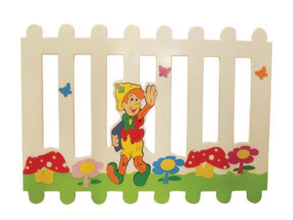 Okulca TFÇ-106 Robin Hood Figürlü Kreş Çiti 100*70 cm