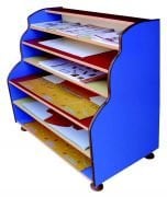 Okulca OK-13550 Basamak Fon Karton Dolabı 90*60*90 cm