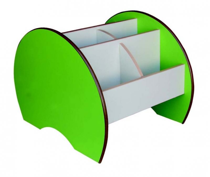 Okulca OK-13560 Oval Kitaplık  80*60*60 cm